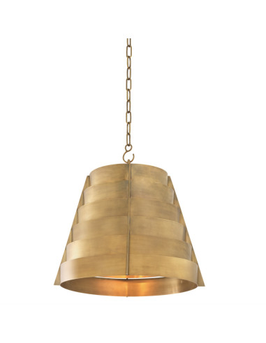 Vintage messing hanglamp, modern...