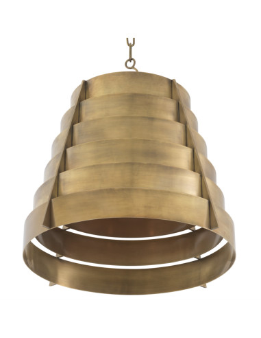 Vintage messing hanglamp, modern...