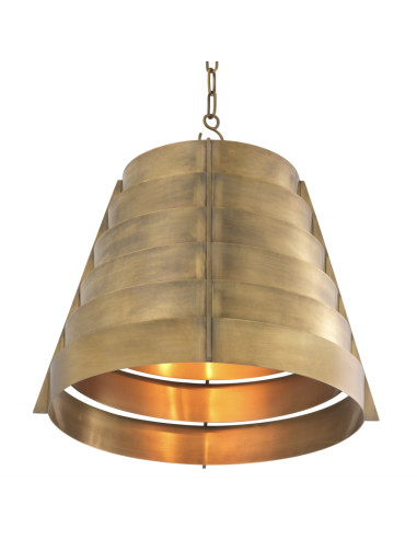 Vintage messing hanglamp, modern...