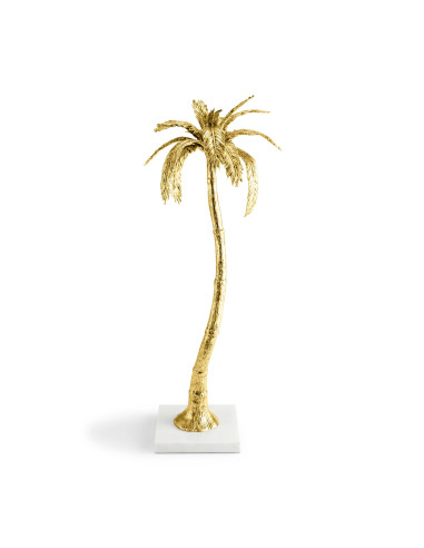 Grote eigentijdse palmboomkandelaar...