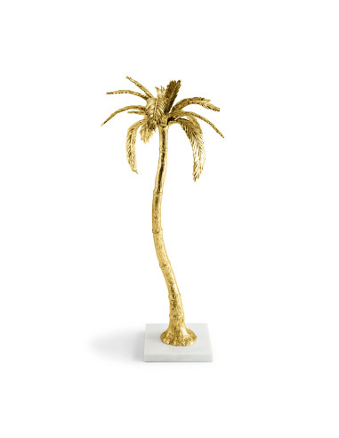 Grote eigentijdse palmboomkandelaar...
