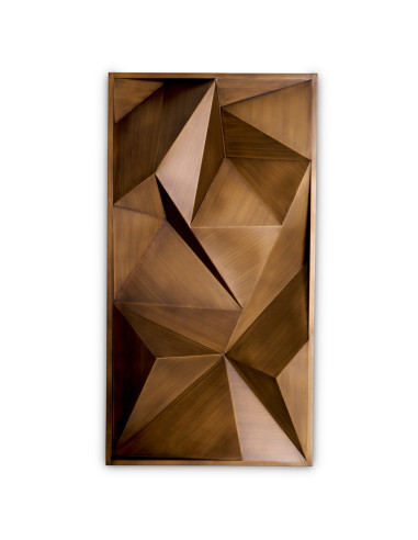 Modern geometric wall object in...