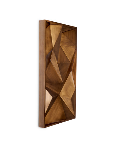 Modern geometric wall object in...