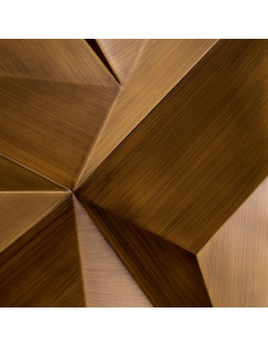 Modern geometric wall object in...