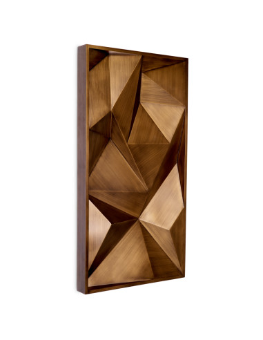 Modern geometric wall object in...