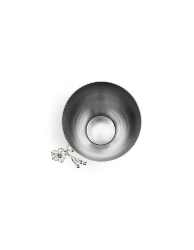 3件套现代风格银色金属大号兰花花瓶