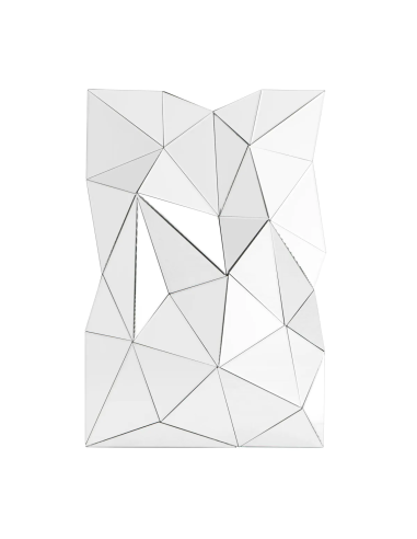 Wall-mounted mirror with triangular...
