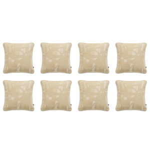 Set of eight square...