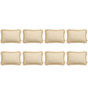 Set of eight off-white...