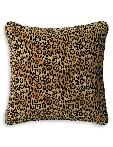 Set di sei cuscini con stampa leopardo