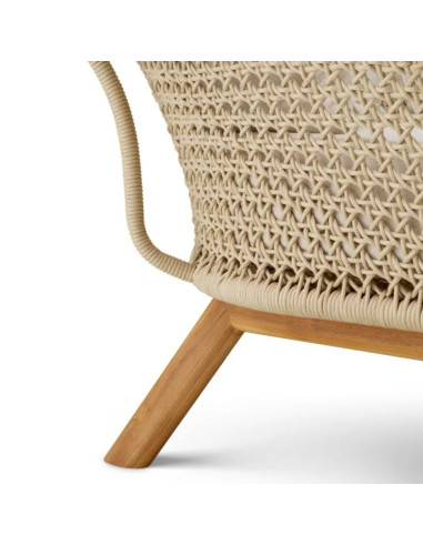 Par de poltronas de exterior em corda...