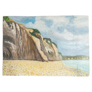 The cliffs of Dieppe, oil...