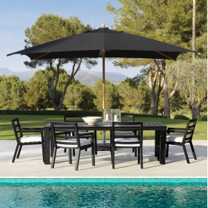 Rectangular outdoor dining... 2