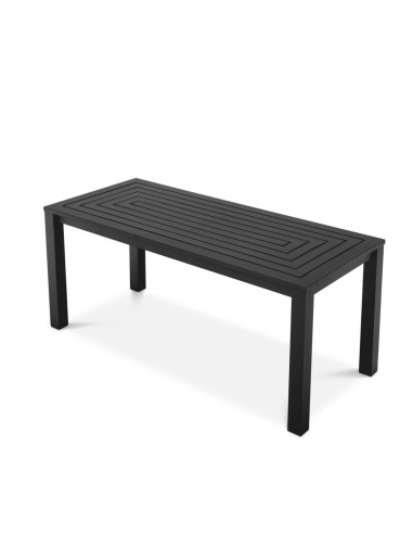 Rectangular outdoor dining table in...