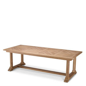 Rectangular outdoor dining...