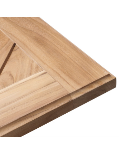 Rectangular outdoor dining table in...