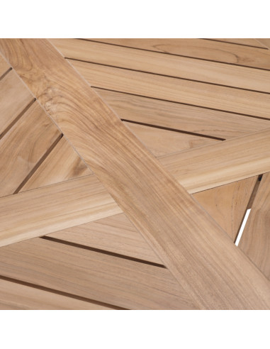 Rectangular outdoor dining table in...
