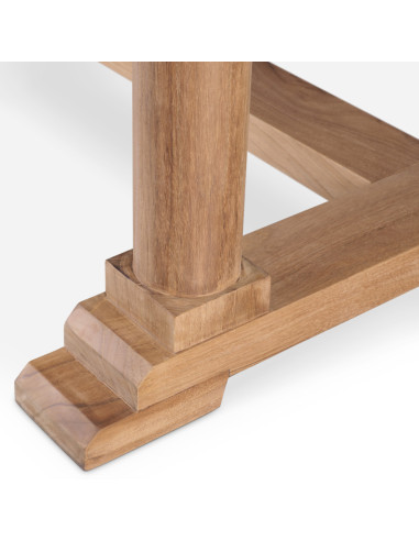 Rectangular outdoor dining table in...