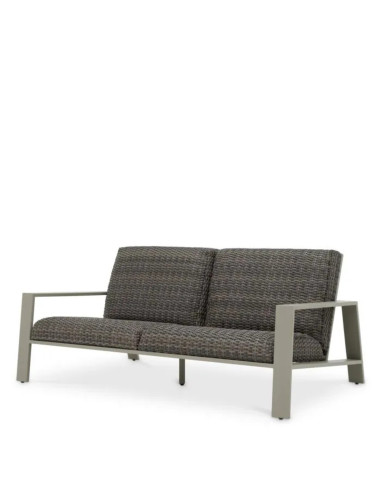 Modernes Outdoor-Sofa aus grauem...