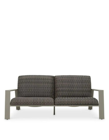 Modernes Outdoor-Sofa aus grauem...