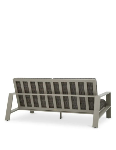 Modernes Outdoor-Sofa aus grauem...