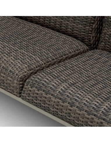 Modernes Outdoor-Sofa aus grauem...