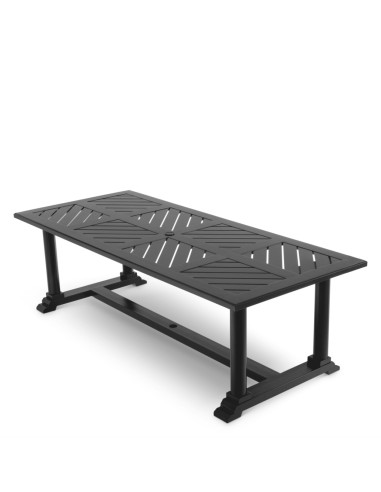 Rectangular outdoor dining table in...