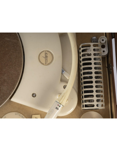 Portable record player, mid-20th...