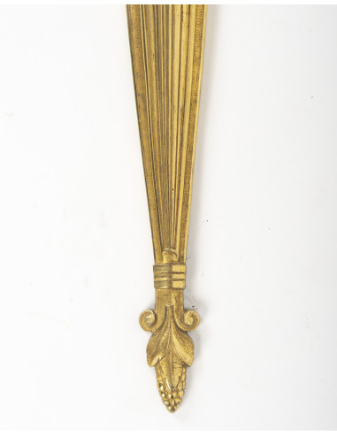 Gilded bronze wall sconce, Art Deco,...