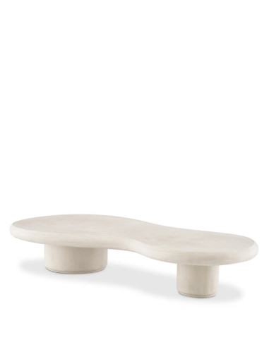 Cream-colored concrete garden coffee...
