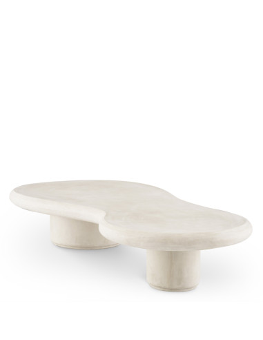 Cream-colored concrete garden coffee...