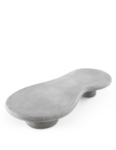Grey concrete garden coffee table,...