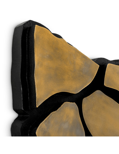 Wall decoration, brass and matte...