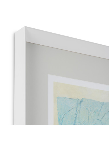 Set of framed abstract prints,...