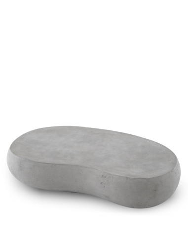 Gray concrete garden coffee table,...