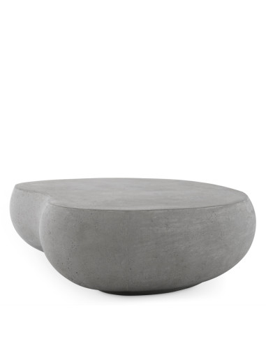 Gray concrete garden coffee table,...