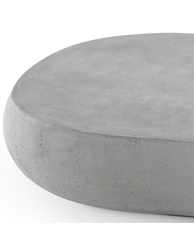 Grey concrete garden coffee table,...