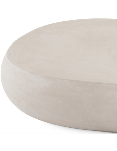 Gray concrete garden coffee table,...