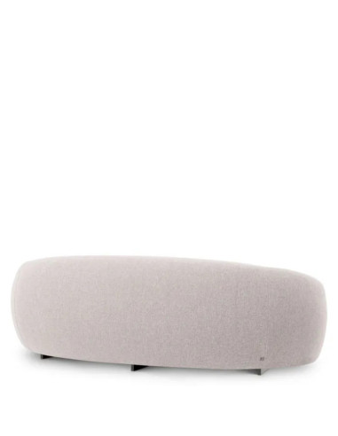 Contemporary outdoor sofa in light grey