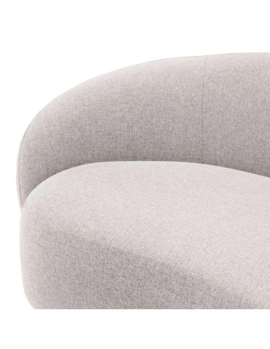 Contemporary outdoor sofa in light grey
