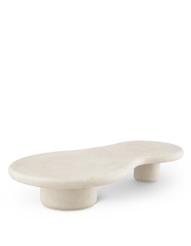 Cream-colored concrete garden coffee...