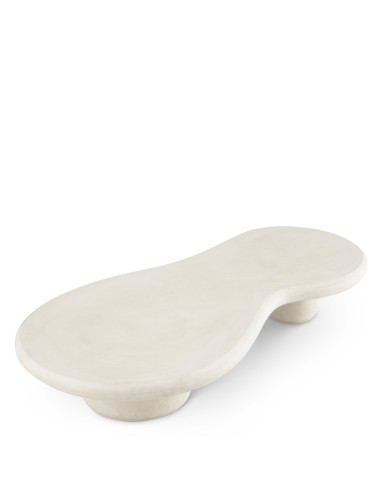 Cream-colored concrete garden coffee...