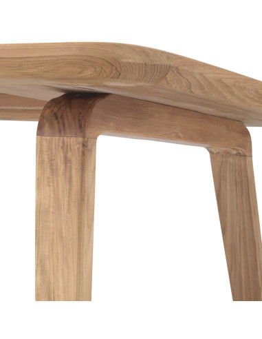 Tuintafel van natuurlijk teakhout in...