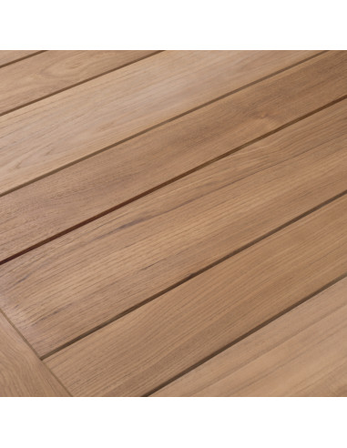 Tuintafel van natuurlijk teakhout in...