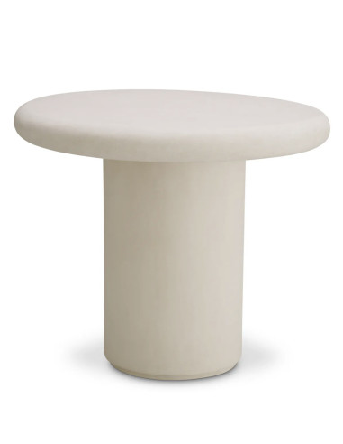 Contemporary-style cream-colored...