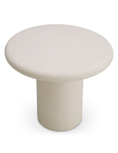 Contemporary-style cream-colored...