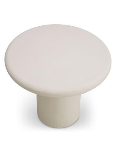 Contemporary-style cream-coloured...
