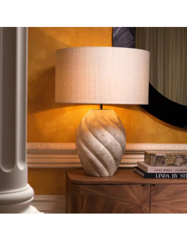 A pair of contemporary grey ceramic...