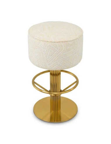 Barhocker aus Messing mit...