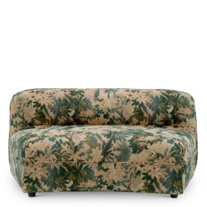 Green fabric modular sofa,...